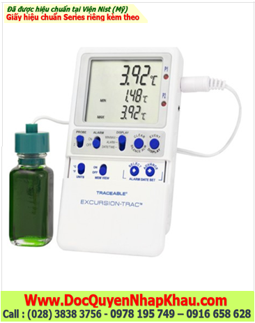 Nhiệt kế Vaccine Monitoring –50.00 đến 70.00°C, 6430 Excursion-Trac™ Traceable® Datalogger Thermometer